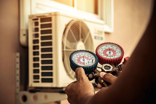 Professional Air Conditioning Service technician working in Joanna, SC